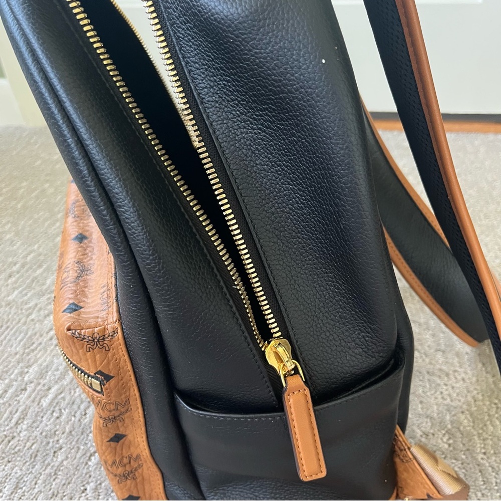 MCM Black and Tan Backpack - Picture 10 of 12